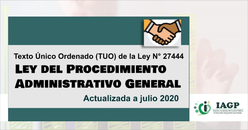 Ley del procedimiento Administrativo General